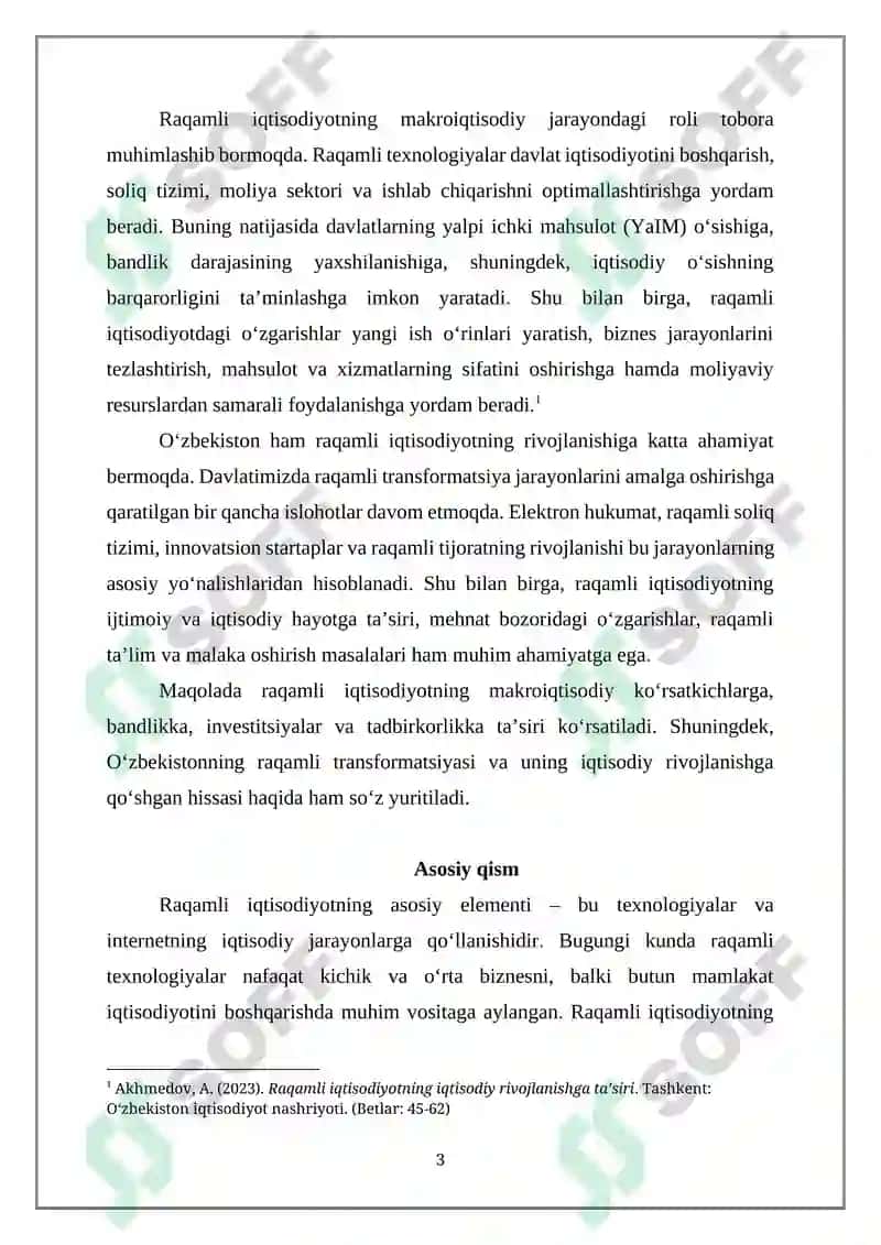 RAQAMLI IQTISODIYOTNING MAKROIQTISODIY JARAYONDAGI AMALIY MOHIYATI 3