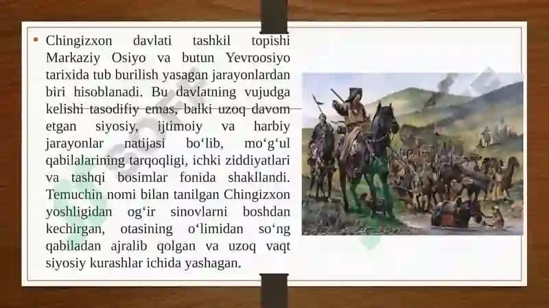 Chingizxon davlarini tashkil topishi 3