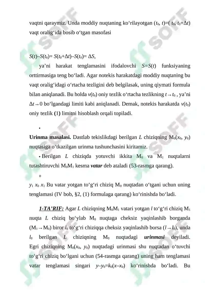 Differensial hisob 3