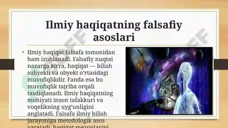Ilmiy haqiqat tushunchasi va uning tadqiqot tarkibidagi o‘rni 3