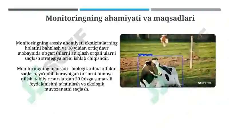 O'simliklar dunyosi va hayvanot olamini muhofazaqilishmonitoringi 3