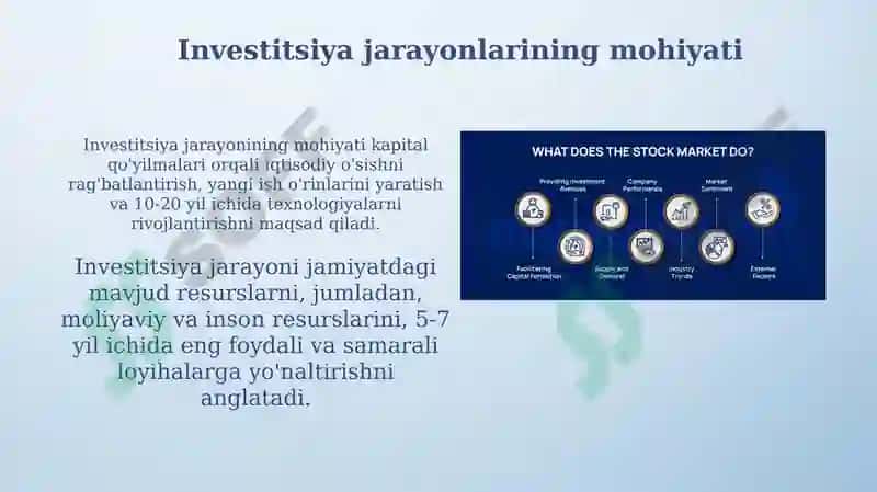 Investitsiya jarayonlarining mazmuni va asosiy bosqichlari 3