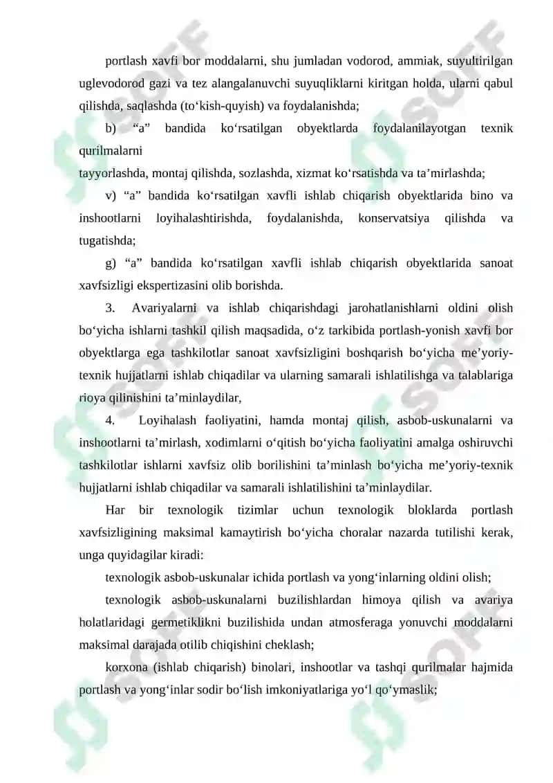 Portlash xavfi hosil bo’lgan miqdorni kamaytirish choralari 3