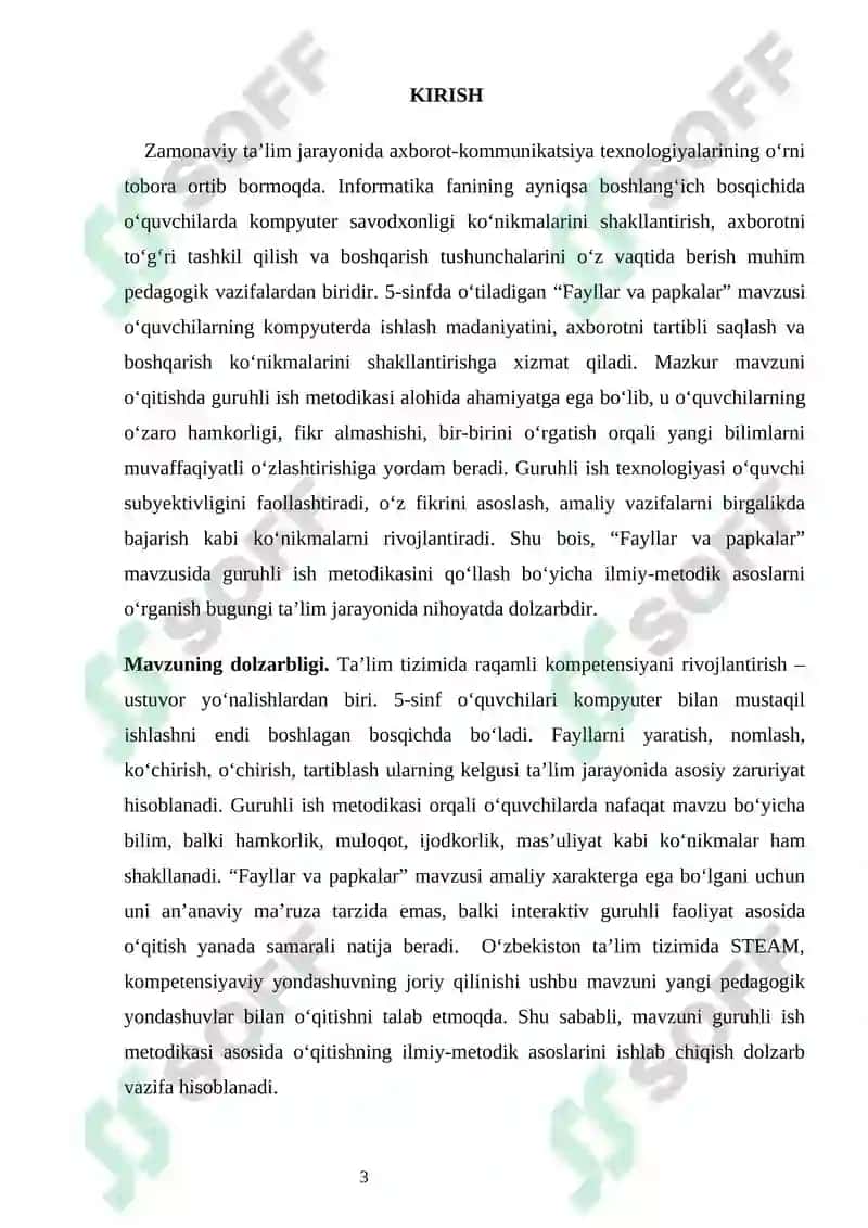 5-sinfda Fayllar va papkalar mavzusida guruhli ish metodikasi 3