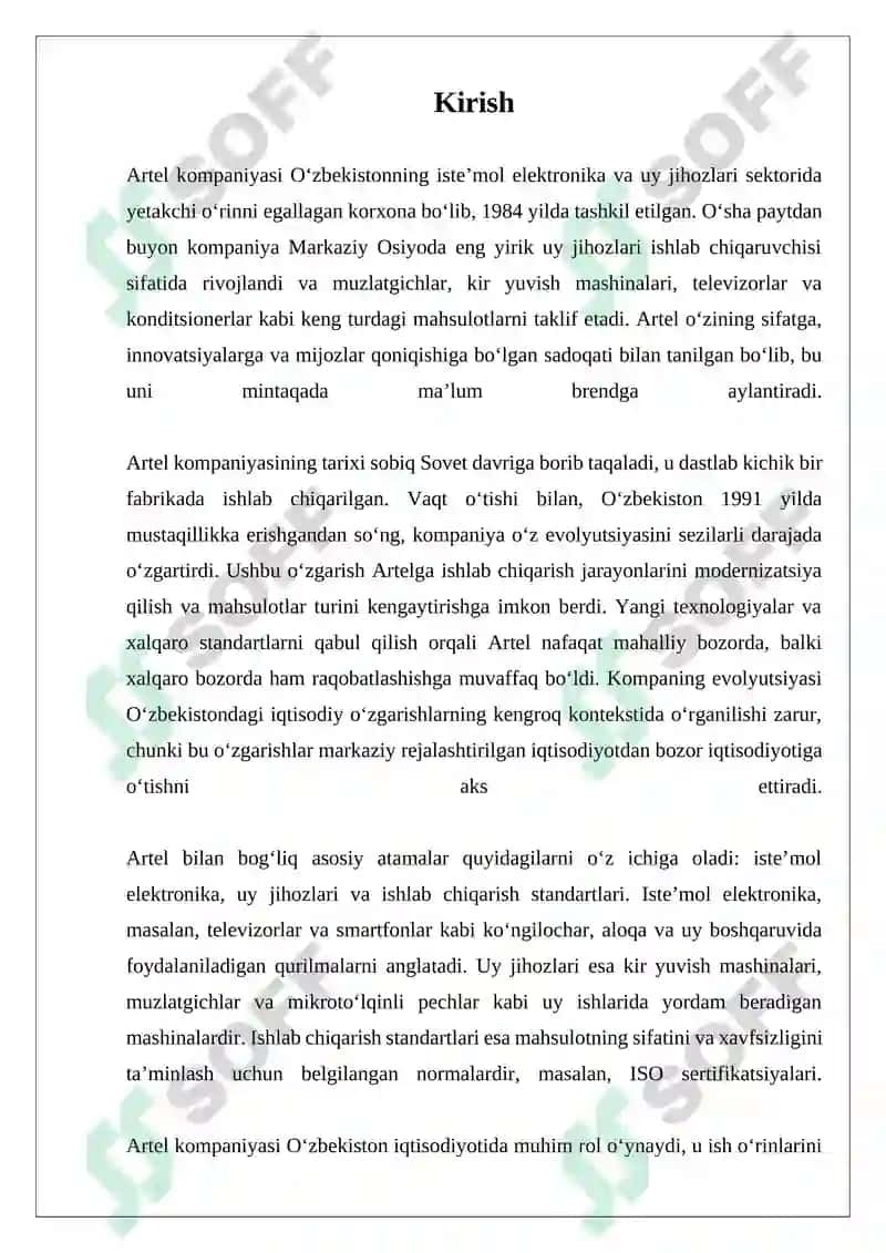 Artel kompaniyasi 3