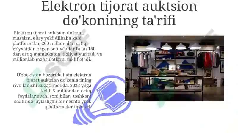 Elektron tijorat auktsion do'koni 3