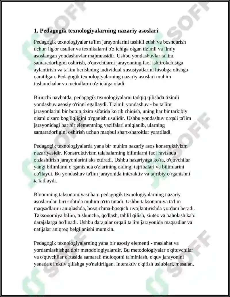 TA'LIM TIZIMIDA PEDAGOGIK TEXNOLOGIYALAR 3