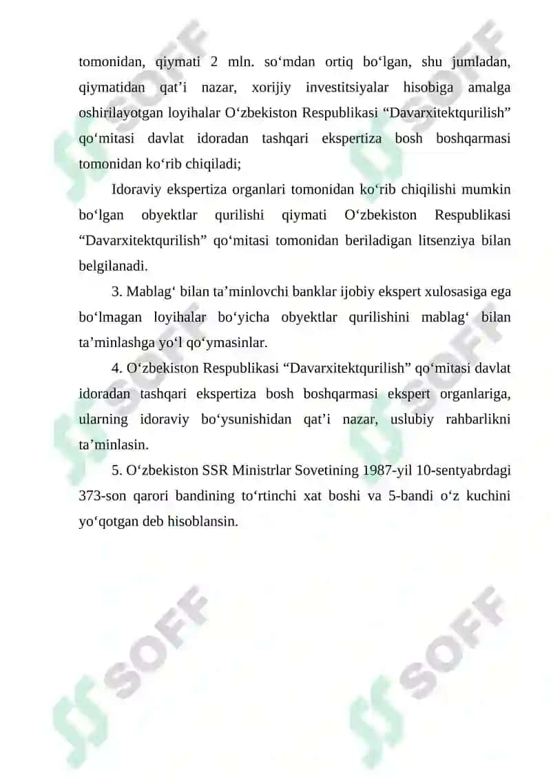 YANGI QURILAYOTGAN KORXONALAR EKSPERTIZASI 3