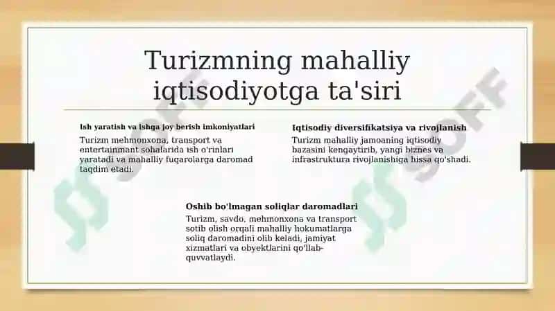 Turizm iqtisodiyoti 3