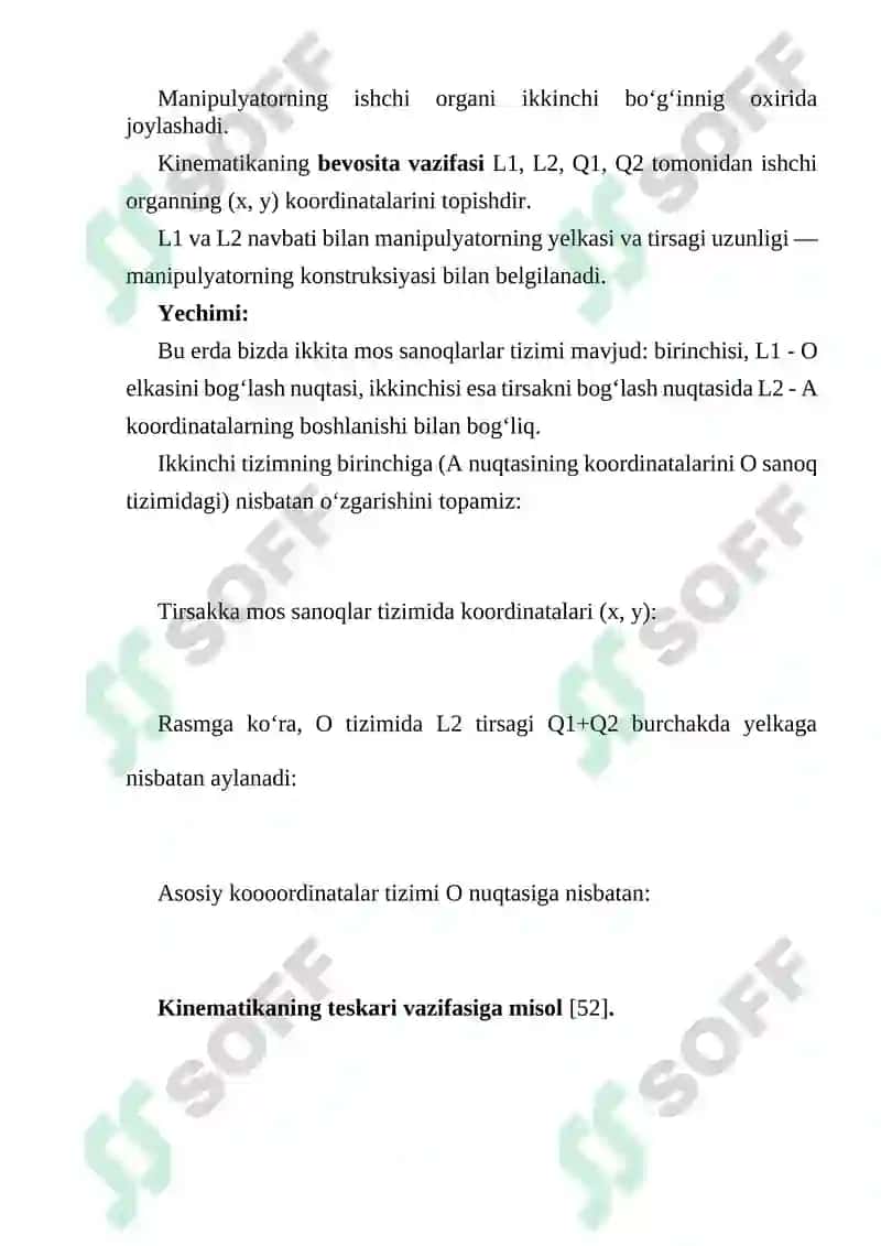 KINEMATIK TAHLIL TURLARI. 3