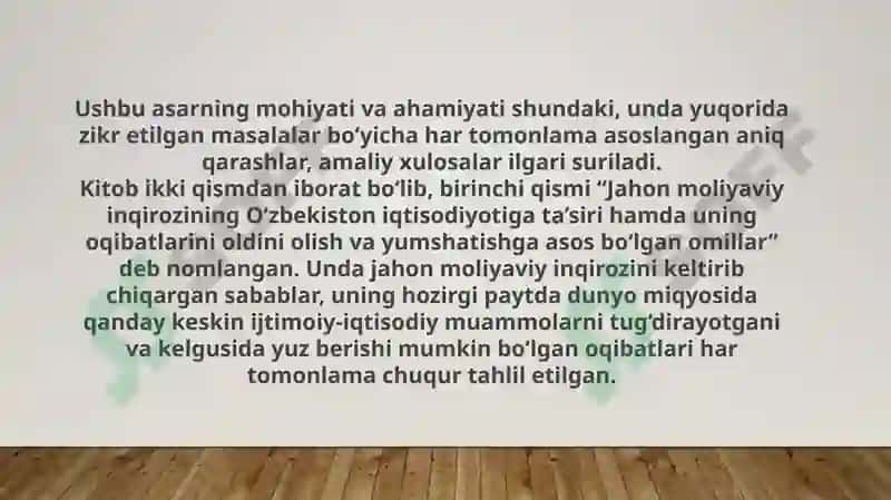 Jahon moliyaviy-iqtisodiy inqirozi 3