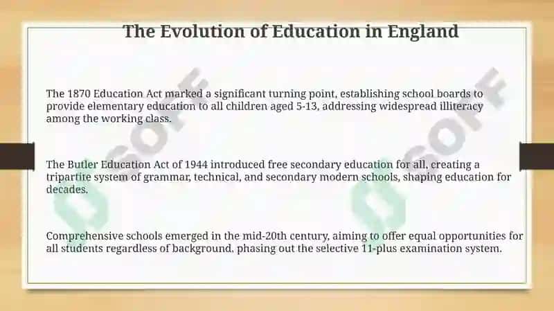 Education in England 3