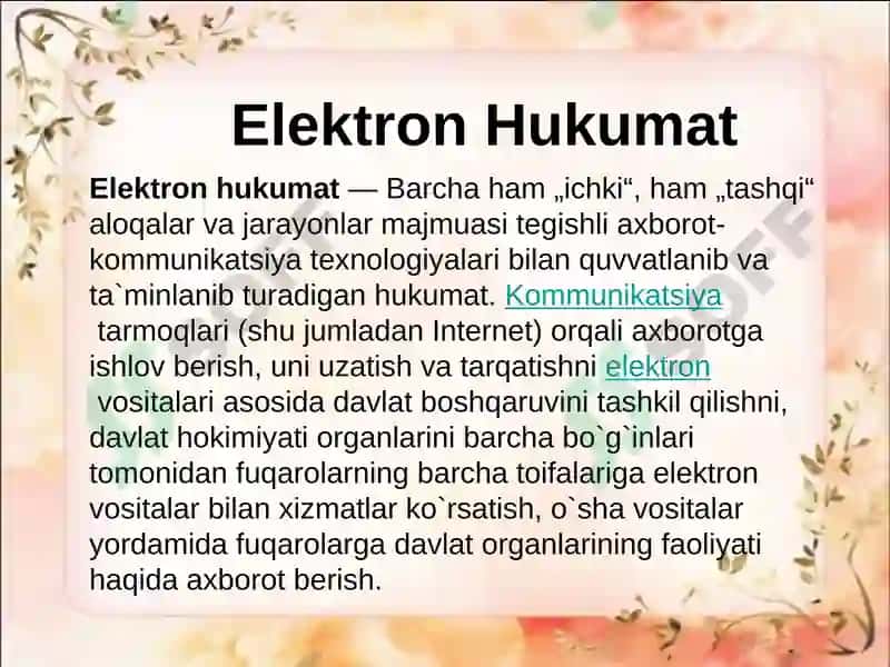 Elektron hukumat 3