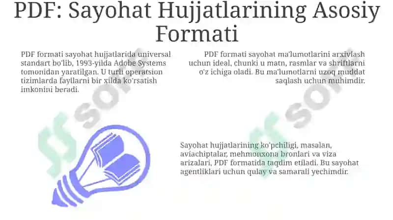 PDF: Sayohat Hujjatlarining Asosiy Formati 3