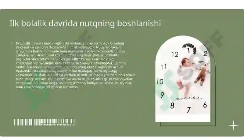Ilk bolalik davrida nutqning boshlanishi 3