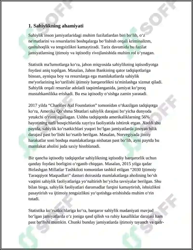 SAHIY INSONNING FAZILATLARI HAQIDA MUSTAQIL ISH 3