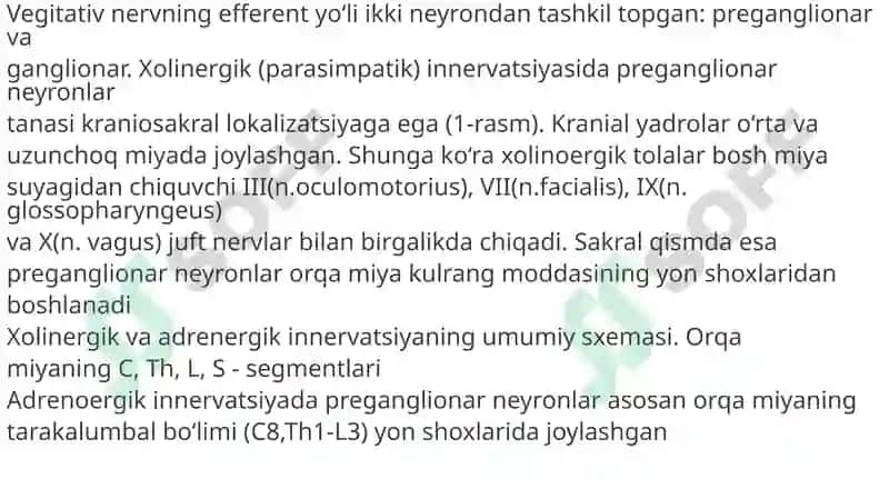 XOLINERGIK INNERVATSIYAGA TA’SIR ETUVCHI MODDALAR 3