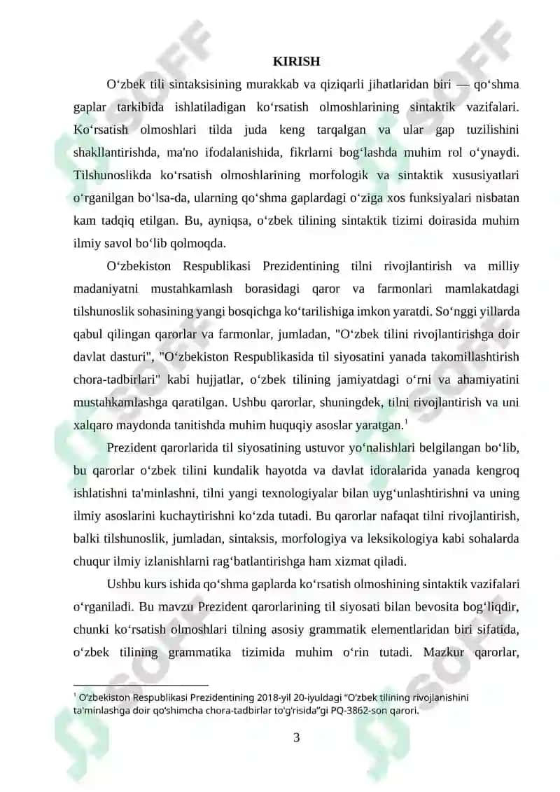 Qoʻshma gaplarda koʻrsatish olmoshining sintaktik vazifasi haqida maʼlumot 3