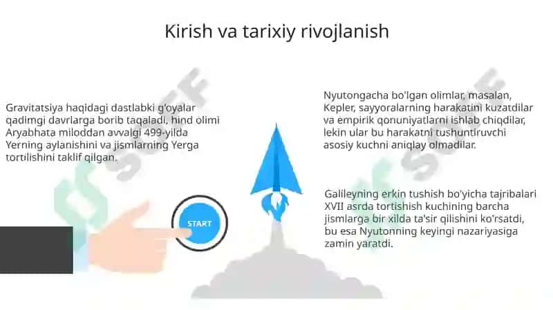 Gravitatsiya: Tarix, Qonuniyatlar va Asosiy Tushunchalar 3