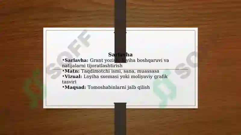 Grant yozish, loyiha boshqaruvi va natijalarni tijoratlashtirish 3