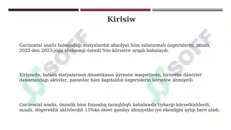 BUXGALTERIYA BALANSINING GORIZONTAL ANALIZI 3