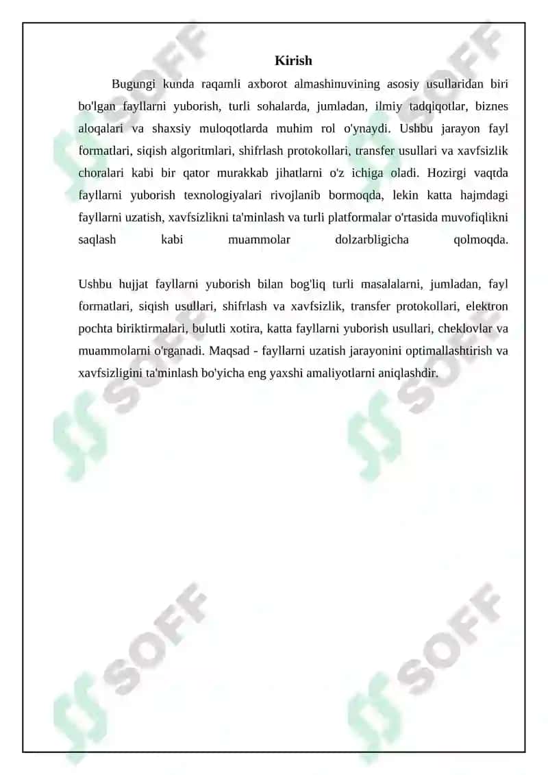 Fayllarni yuborishning asosiy usullari va formatlari 3