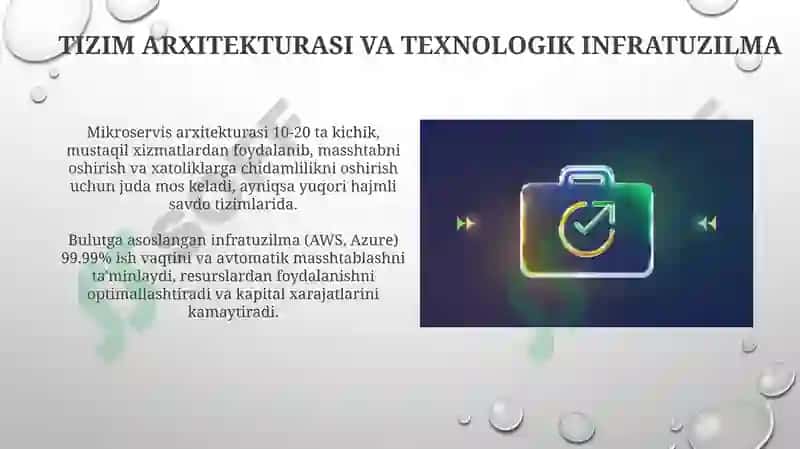 Tizim arxitekturasi va ma'lumotlar xavfsizligi 3