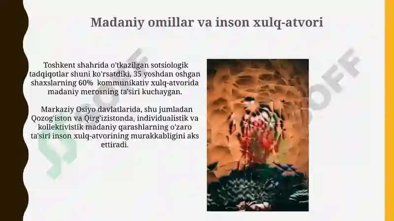 Inson xulq atvorini tushunish va unga tasir qilish omillari 3