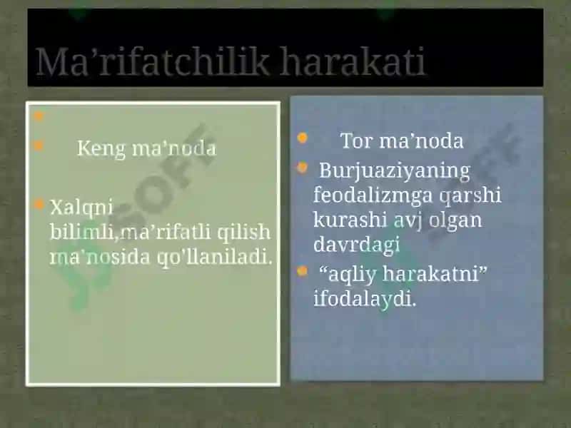XVIII asr ma’rifatchilik davri adabiyoti 3