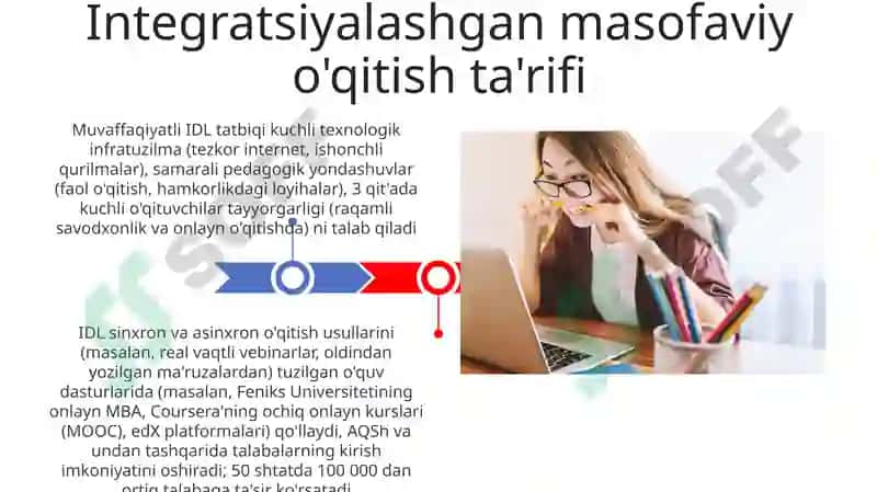 Integratsiyalashgan masofaviy o'qitish 3