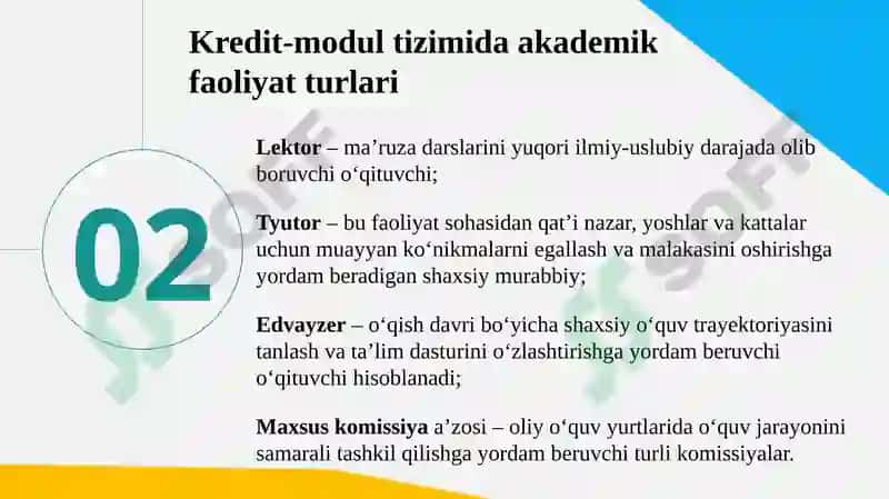 OLIY O‘QUV YURTLARIDA O‘QUV JARAYONINI KREDIT-MODUL TIZIMDA 3