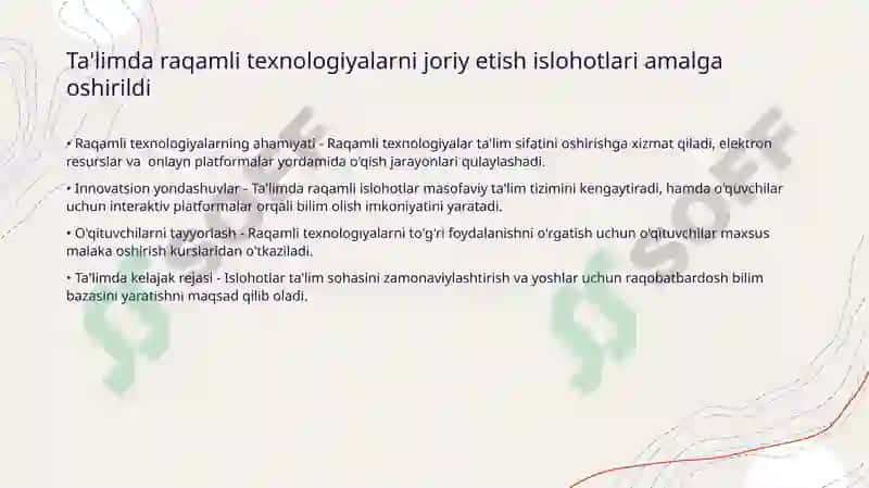 Raqamli texnologiyalar 3