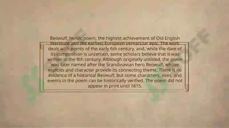 Anglo-Saxon Literature 3