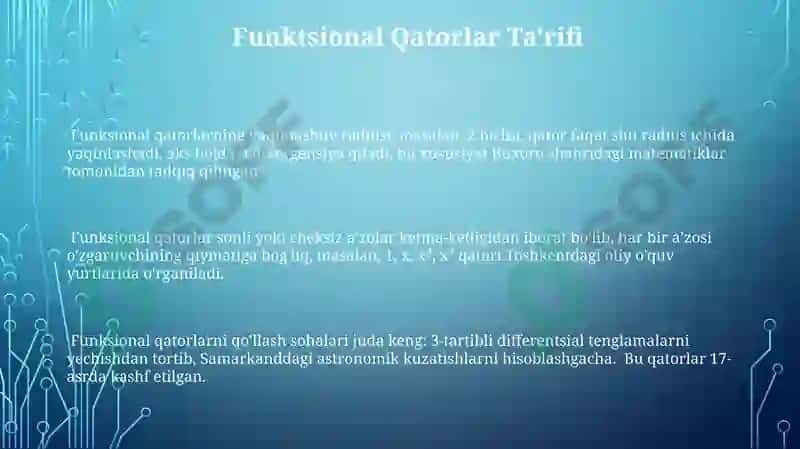 Funksional qatorlar 3