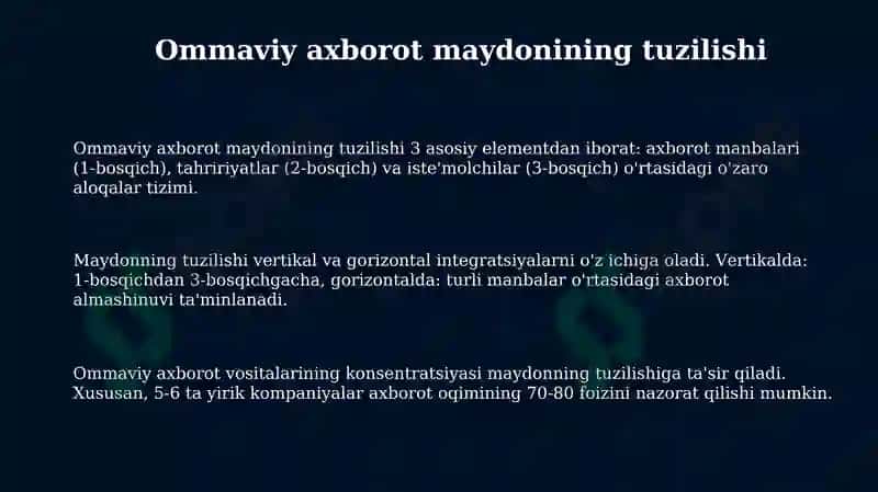 Ommaviy axborot maydoni 3