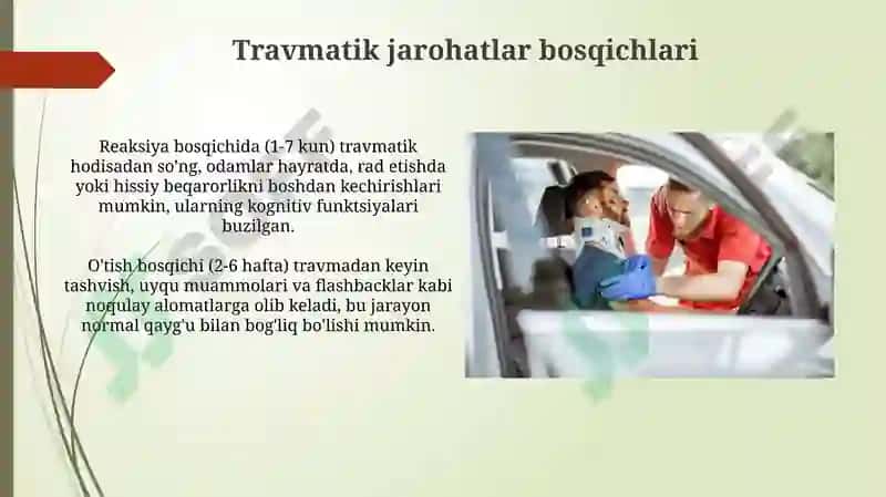 Travmatik jarohatlar bosqichlari 3