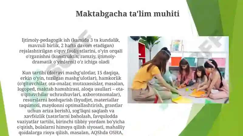 Maktabgacha ta'lim tashkilotlarida ijtimoiy pedagogik ishlarni tashkil etish 3