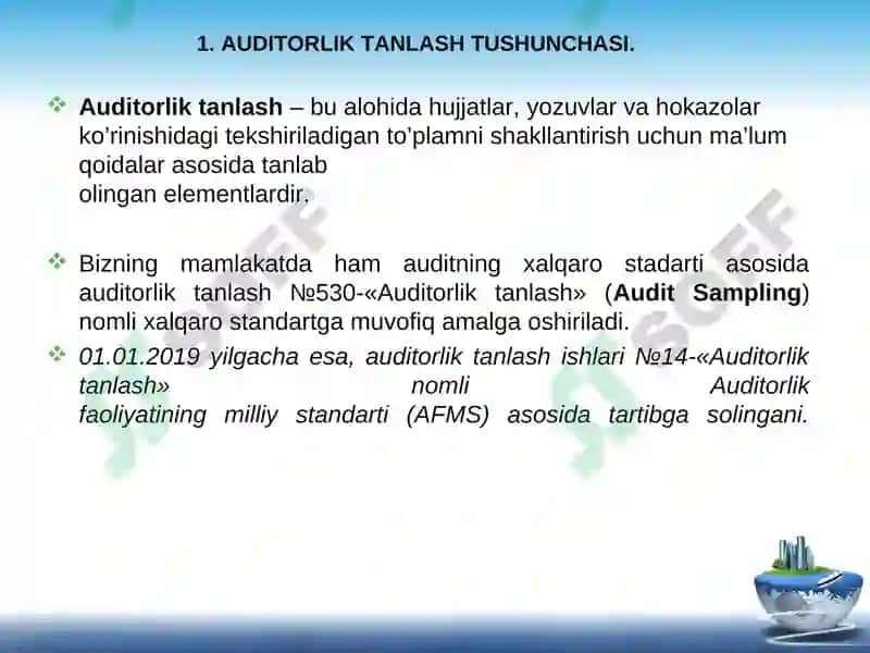 AUDITORLIK TANLASH 3