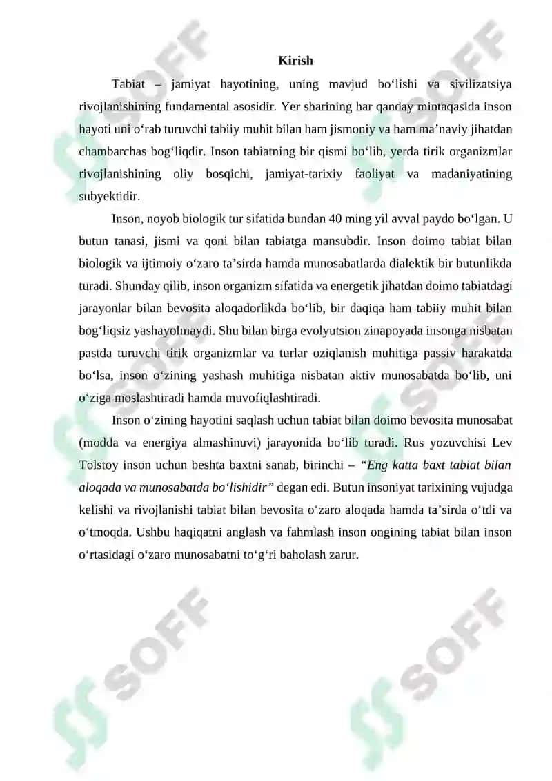 Oʻzbekiston tabiatini muhofaza qilish 3