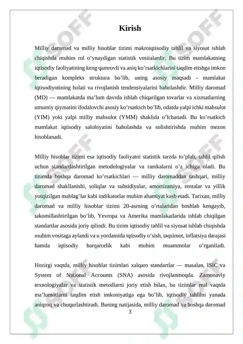 Milliy daromad va milliy hisoblar tizimi 3