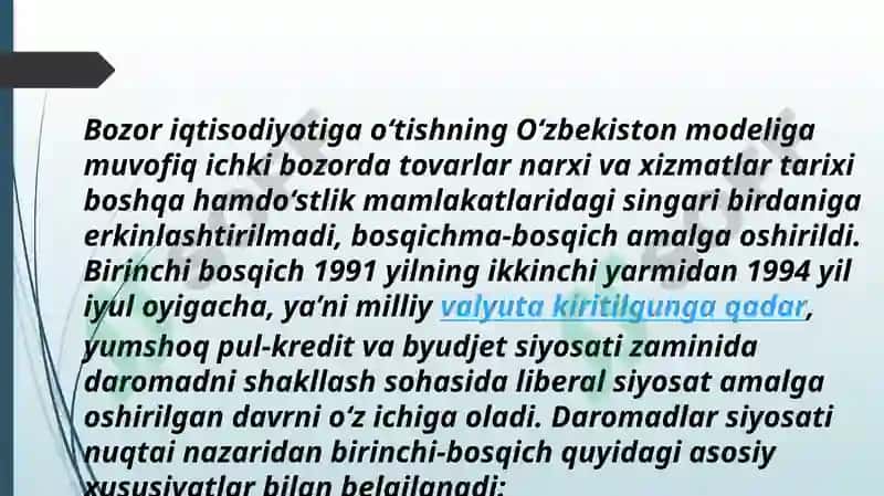 Aholi farovonligi oshirishda aholini turmush darajasini oshirish muammolari 3