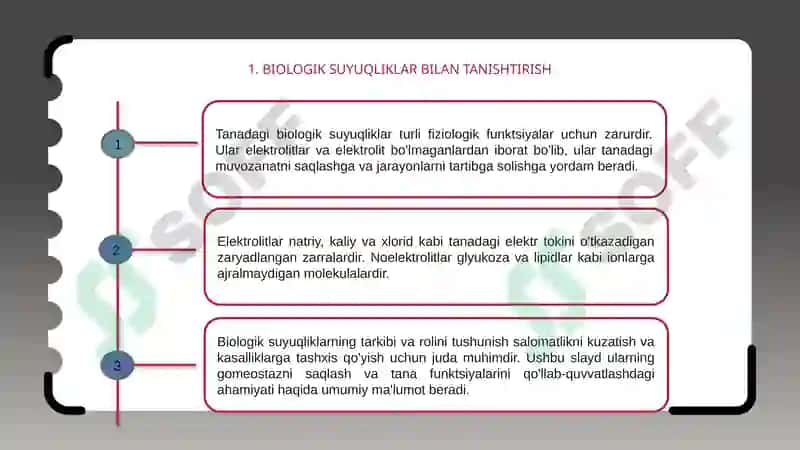 Biologik suyukliklar va elektrolitlar 3