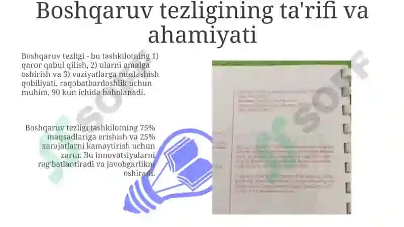 Boshqaruv Tezligi va Kutubxona Axbarot Faoliyati 3