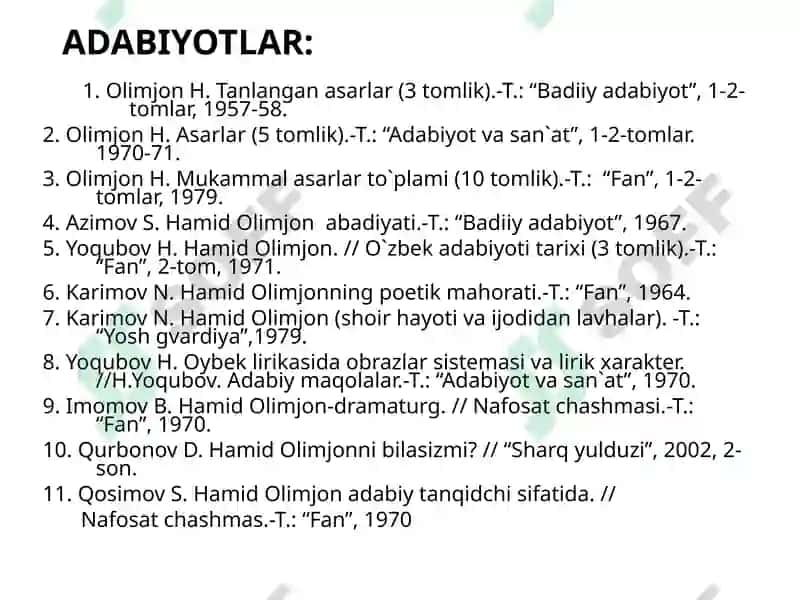 Olimjon H. Tanlangan asarlar 3