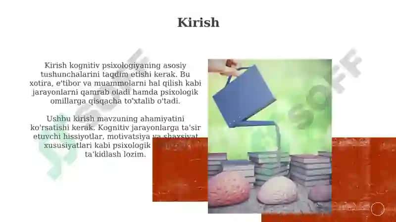 Psixologiyada bilish jarayonlarini o’rganishning psixologik omillari 3