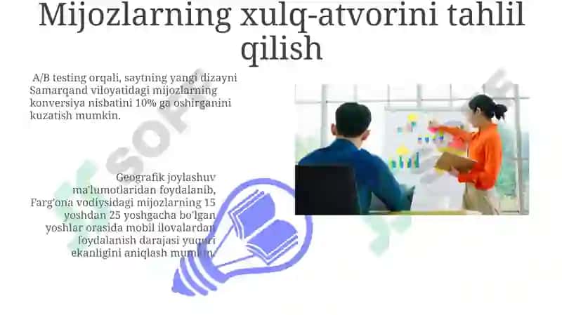 Marketing analitikasini o'tkazish usullari 3