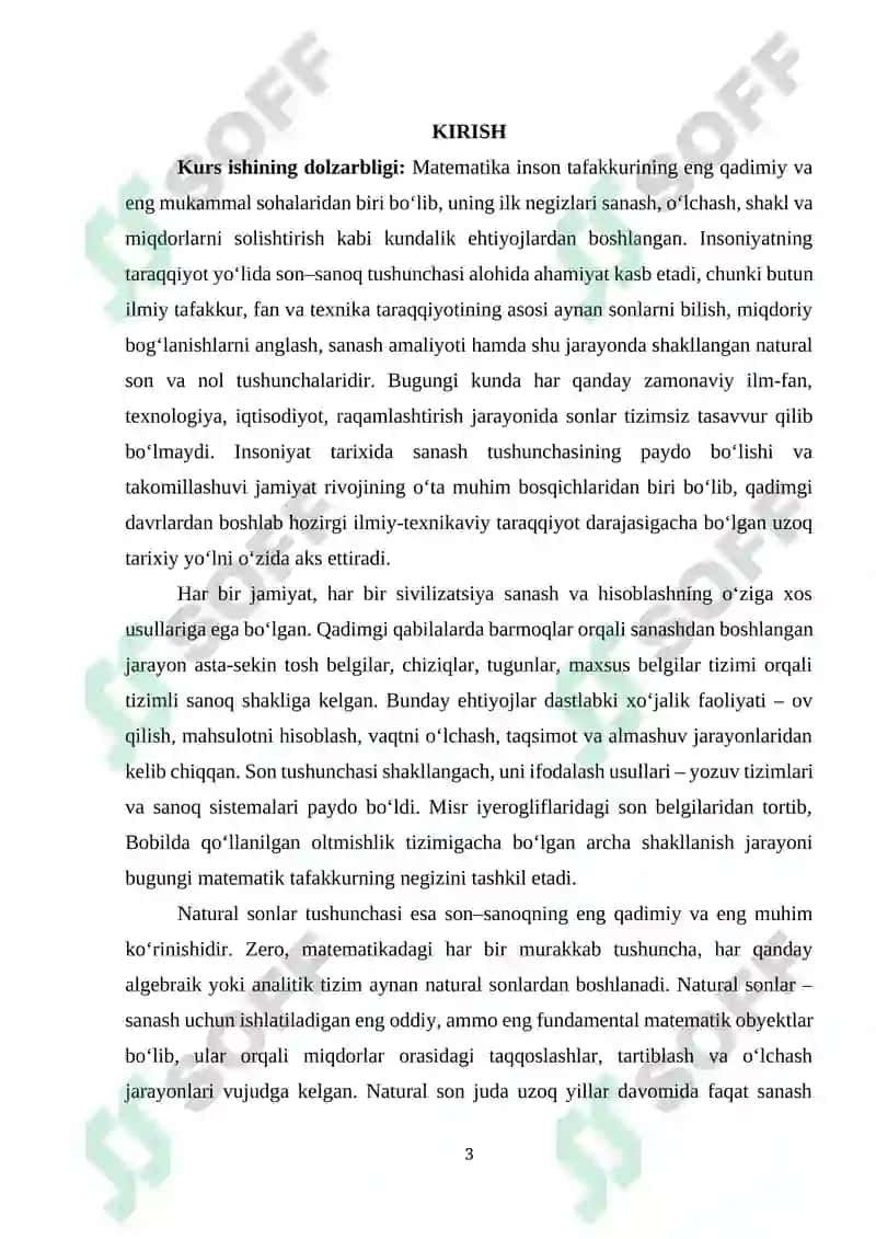 SON-SANOQ TUSHUNCHASI NATUROL SON VA NOL TUSHUNCHALARINING YUZAGA KELISH TARIXI 3