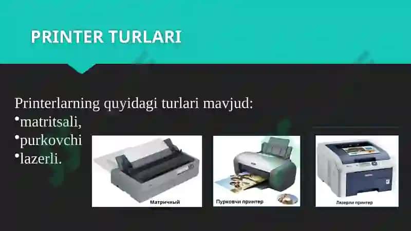 Printerlar 3