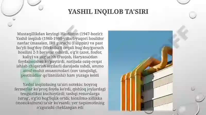 Mustaqillik yillarida qishloq xoʻjaligi va sanoat sohasidagi oʻzgarishlar 3