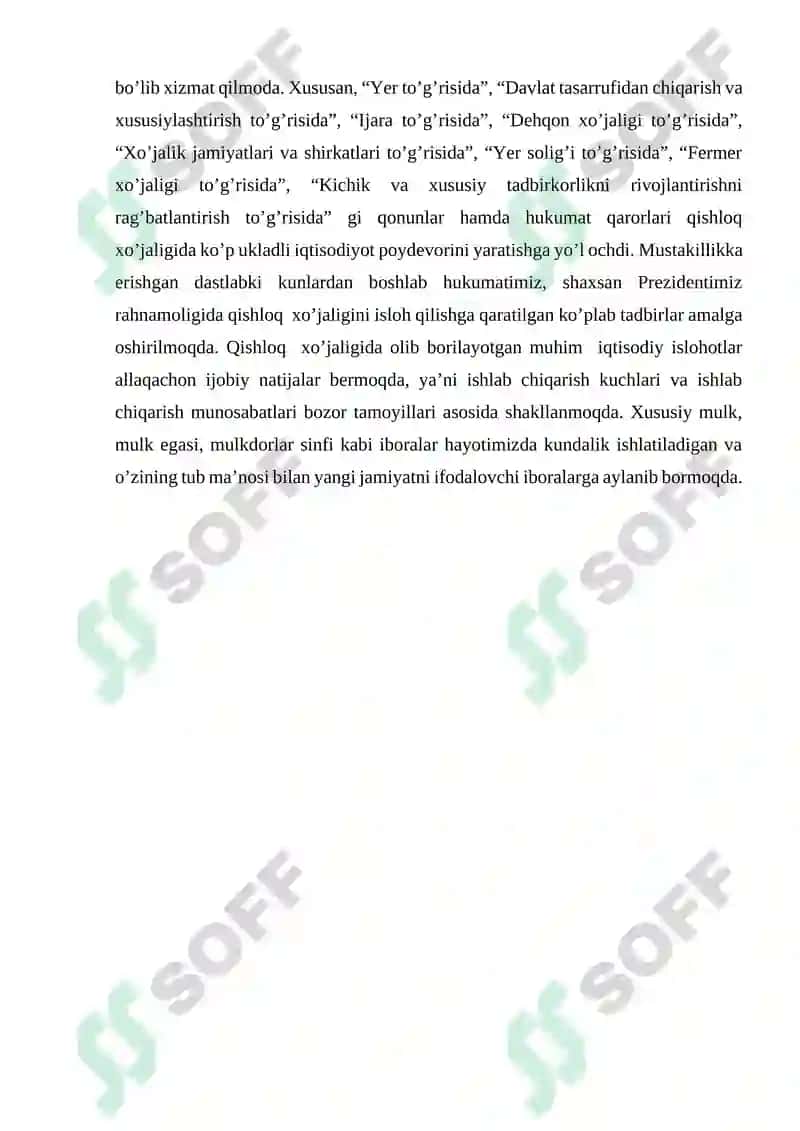AGRAR MUNOSABATLAR VA ULARNING O'ZIGA XOS XUSUSIYATLARI 3